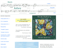 Tablet Screenshot of kevinraftery.net